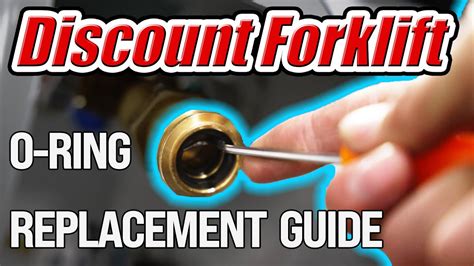 forklift propane tank o-ring size|How to Replace an O